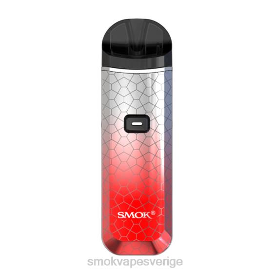 SMOK Vape Tank Sverige - SMOK Nord pro kit 0N64127 prisma silverröd rustning