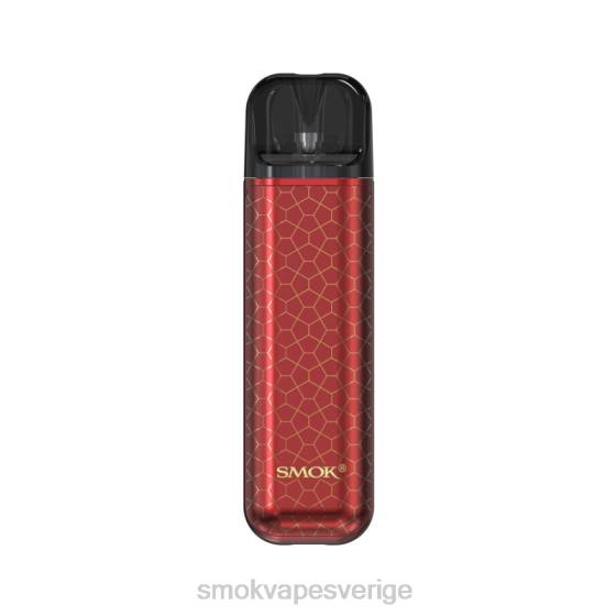 SMOK Vape Tank Sverige - SMOK NOVO 2s kit 0N64137 röd rustning