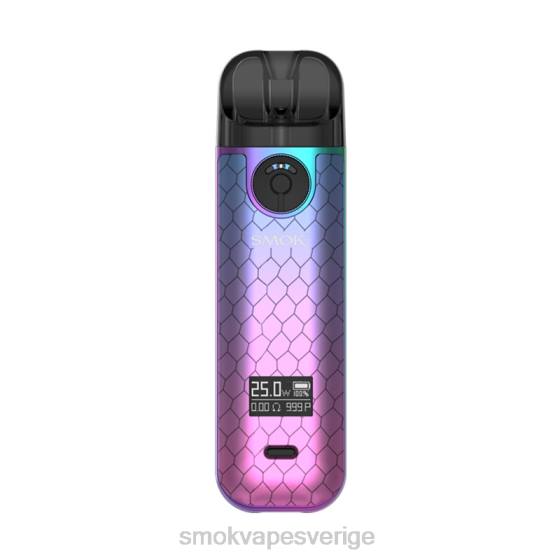 SMOK Vape Kit Sverige - SMOK NOVO 4 kit 0N64235 cyan rosa kobra