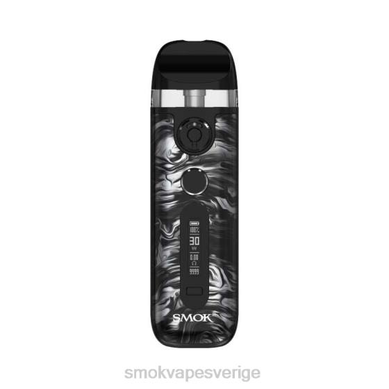 SMOK Vape Kit Sverige - SMOK Novo 5 kit 0N645 flytande svart grå