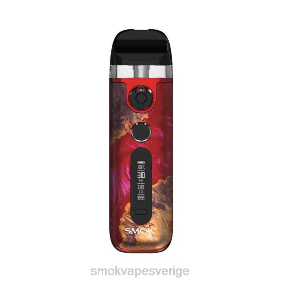 SMOK Vape Stockholm - SMOK Novo 5 kit 0N6412 rött stabiliserande trä